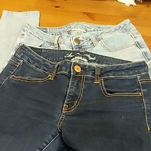 2 American eagle jeggings
